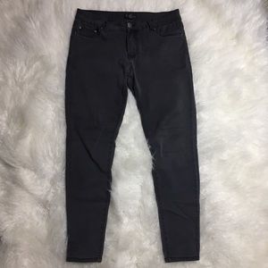 Charcoal Black Skinny Jeans Forever 21 Size 14